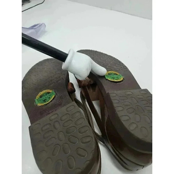 Vintage World Class Buffalind Leather Strappy Sandals Women's Size 10 Y2K - Picture 9 of 9